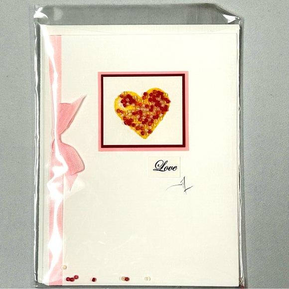 Artist Handmade Greeting Cards Signed LOT of 7 Vintage Y2k 3-D Kitsch Unique NEW - Picture 9 of 16